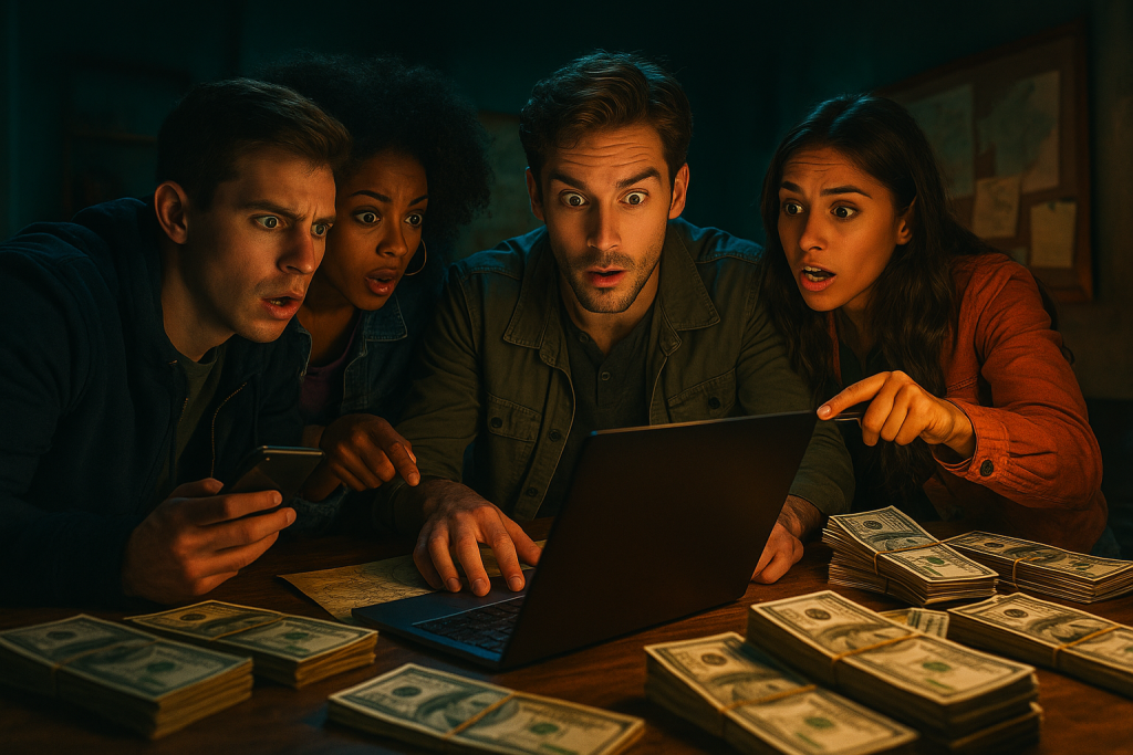 Cash Hunt virtual treasure hunt with cash prizes